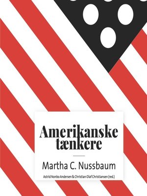 cover image of Amerikanske taenkere--Martha C. Nussbaum